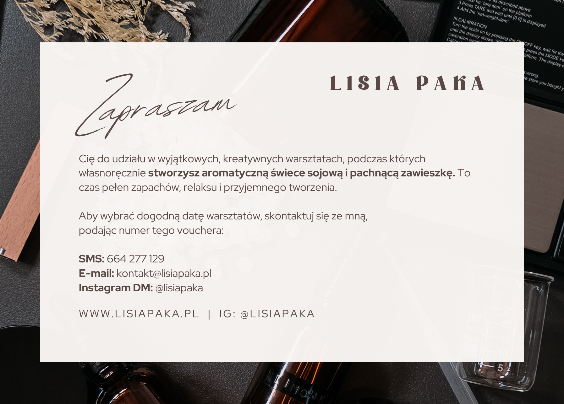 Warsztaty z tworzenia świec sojowych - edycja premium - obrazek 8