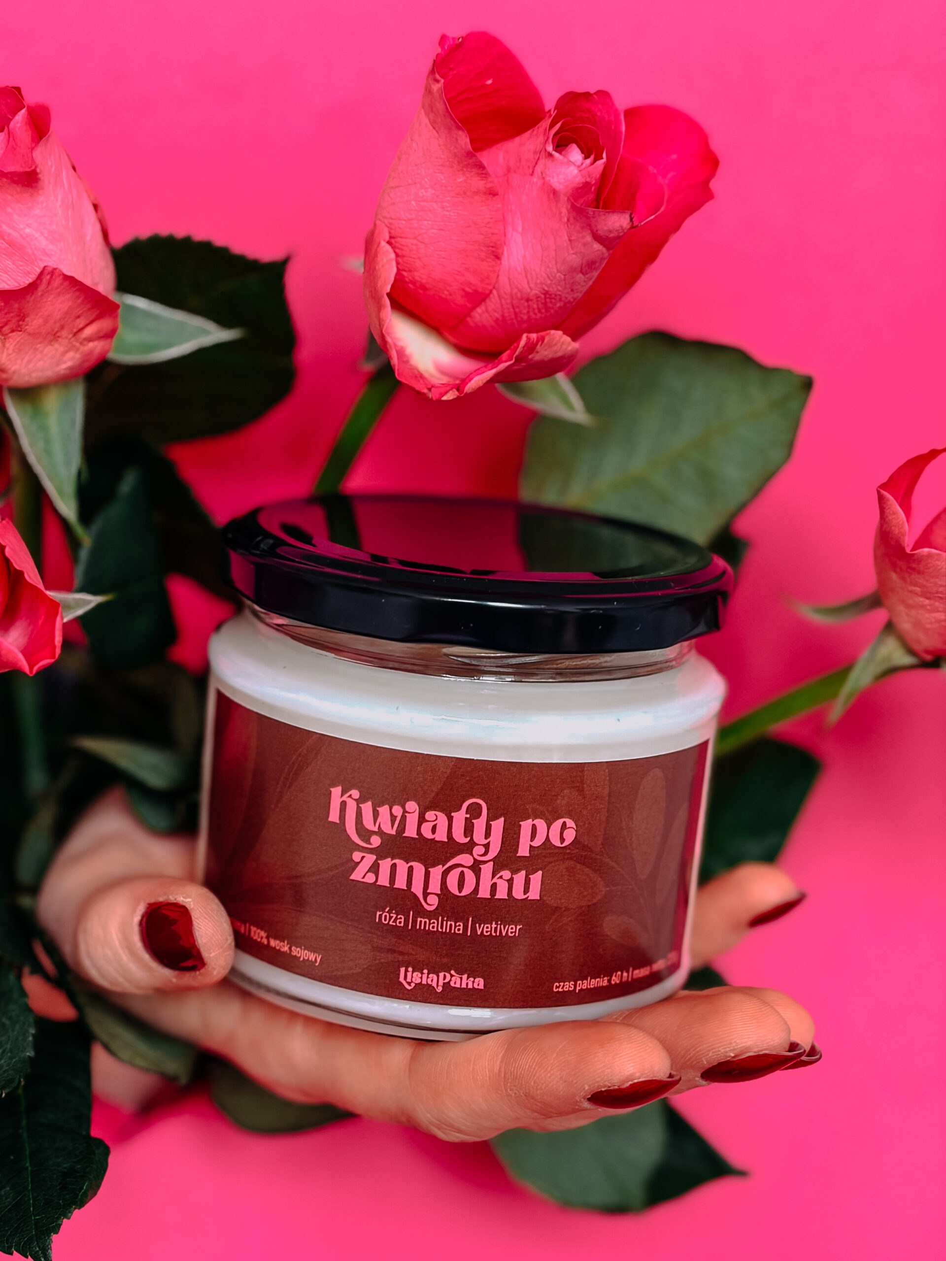 Świeca sojowa Kwiaty po zmroku - obrazek 4